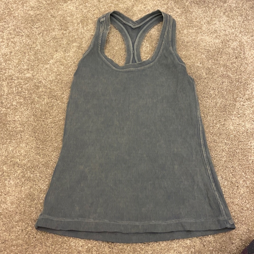 LULULemon Ebb to Street Denim Tank 4